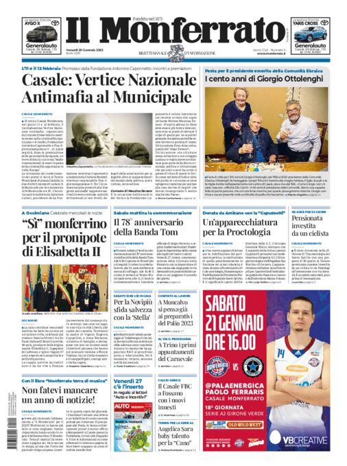 Il Monferrato - Edizione 5 del 20/01/2023